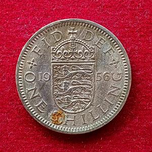 United Kingdom (UK) 1 Shilling - Elizabeth II 1956 Coin