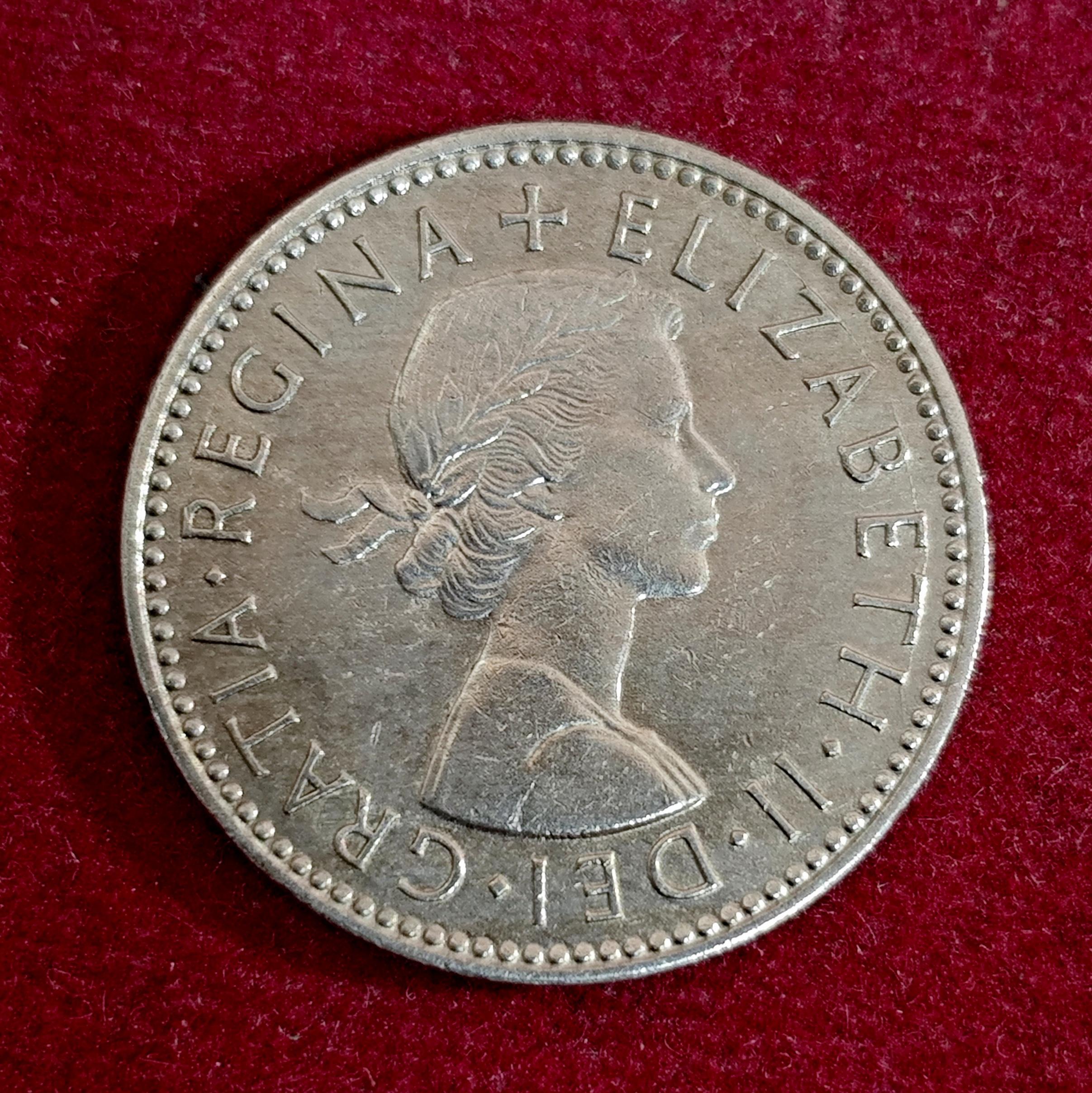 United Kingdom (UK) 1 Shilling - Elizabeth II 1958 Coin