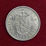 United Kingdom (UK) 1 Shilling - Elizabeth II 1959 Coin