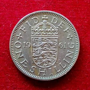 United Kingdom (UK) 1 Shilling Elizabeth II 1961 Coin