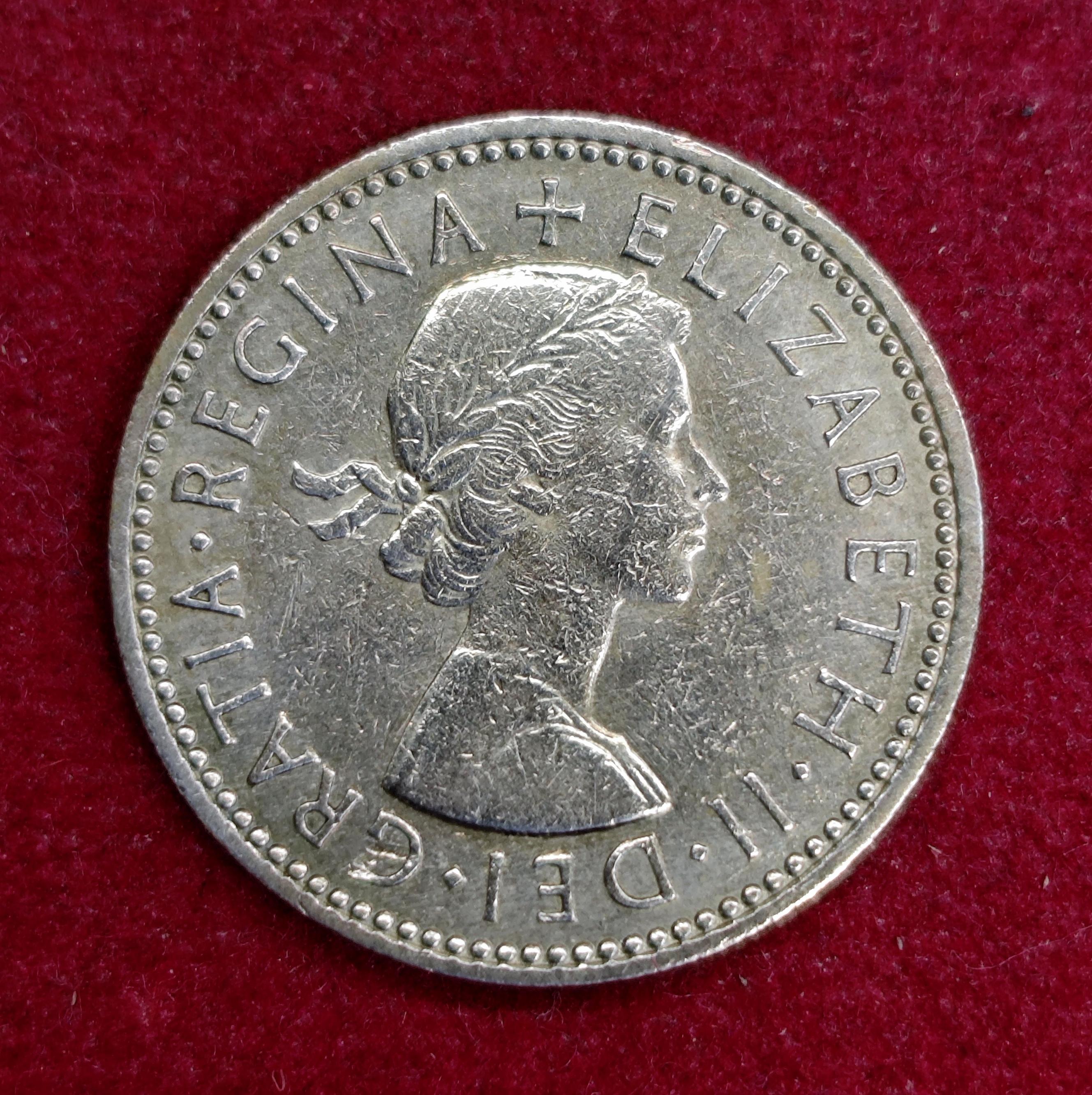 United Kingdom (UK) 1 Shilling - Elizabeth II 1961 Coin