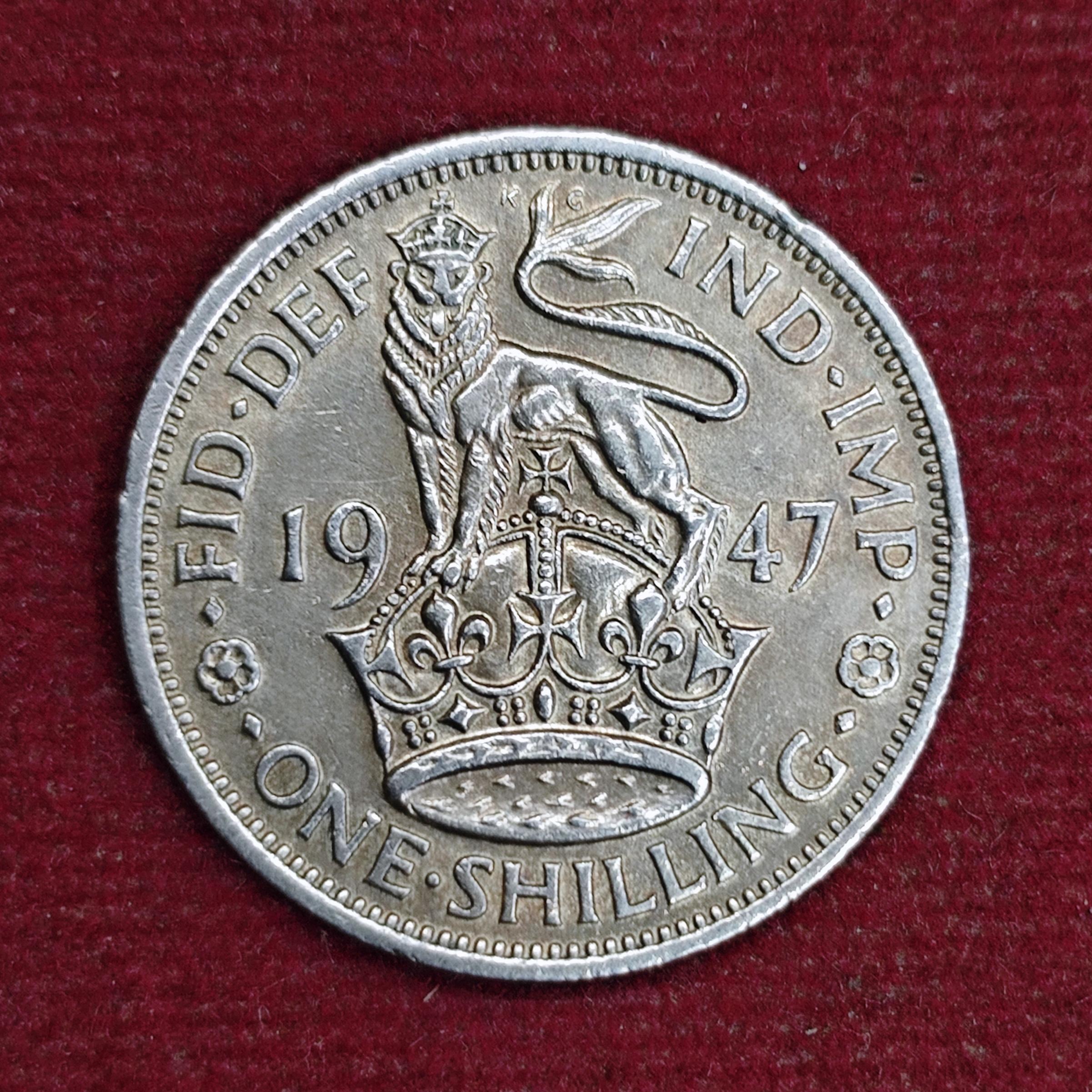 United Kingdom (UK) 1 Shilling - George VI 1947 Coin