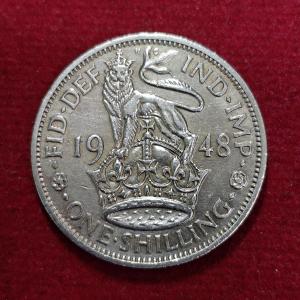 United Kingdom (UK) 1 Shilling - George VI 1948 Coin
