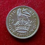 United Kingdom (UK) 1 Shilling - George VI 1949 Coin