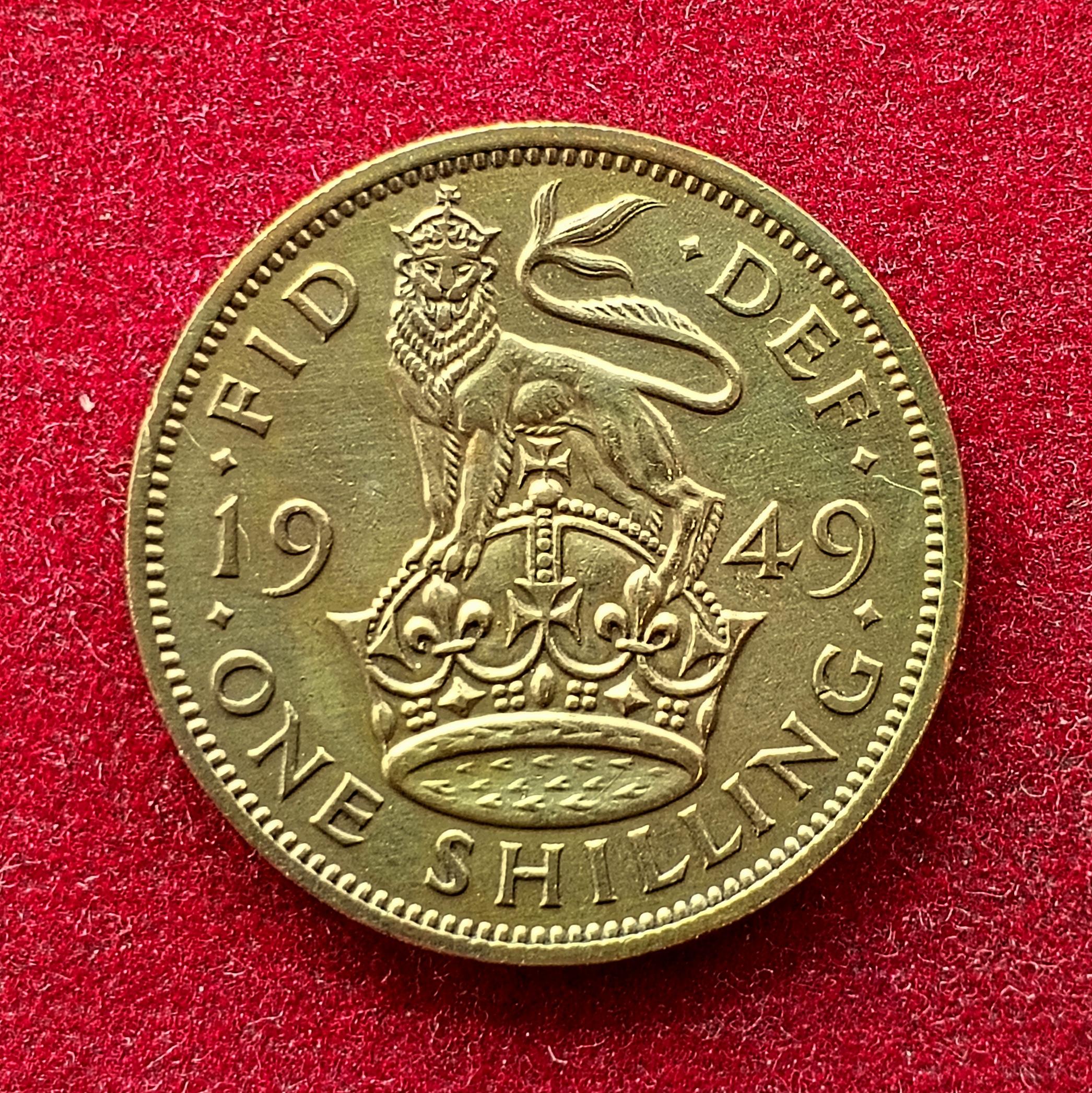 United Kingdom (UK) 1 Shilling - George VI 1949 Coin