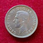 United Kingdom (UK) 1 Shilling George VI  Scottish crest 1948 Coin