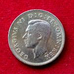 United Kingdom (UK) 1 Shilling George VI Scottish crest 1949 Coin