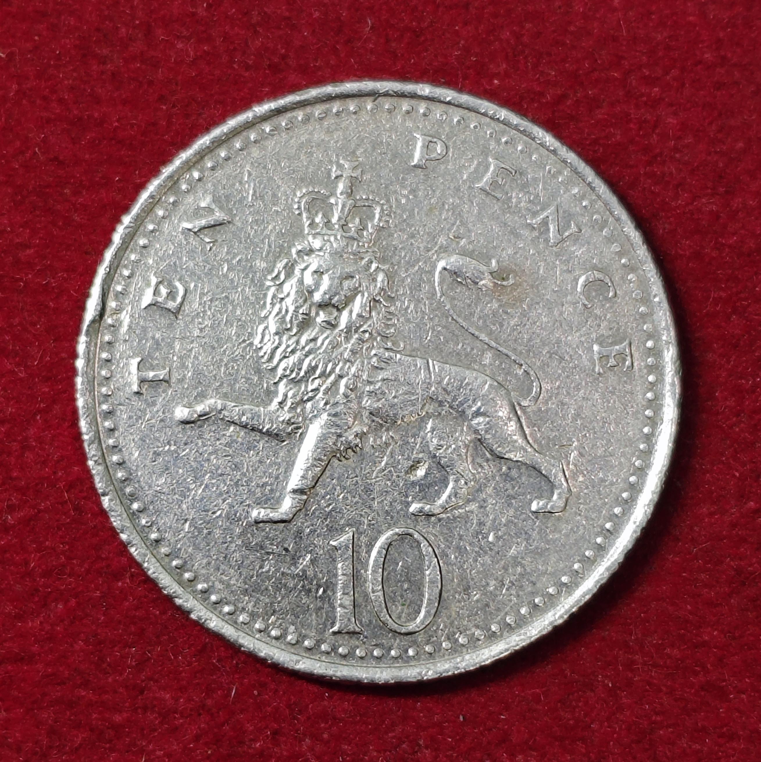 United Kingdom (UK) 10 Pence Elizabeth II 1995 Coin
