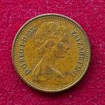 United Kingdom (UK) 1/2 New Penny Elizabeth II 1974 Coin