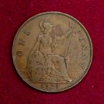 United Kingdom (UK) 1 Penny George V 1929 Coin
