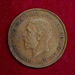 United Kingdom (UK) 1 Penny George V 1929 Coin