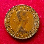 United Kingdom (UK) 1/2 Penny George VI 1960 Coin