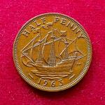 United Kingdom (UK) 1/2 Penny George VI 1963 Coin