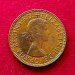 United Kingdom (UK) 1/2 Penny George VI 1963 Coin