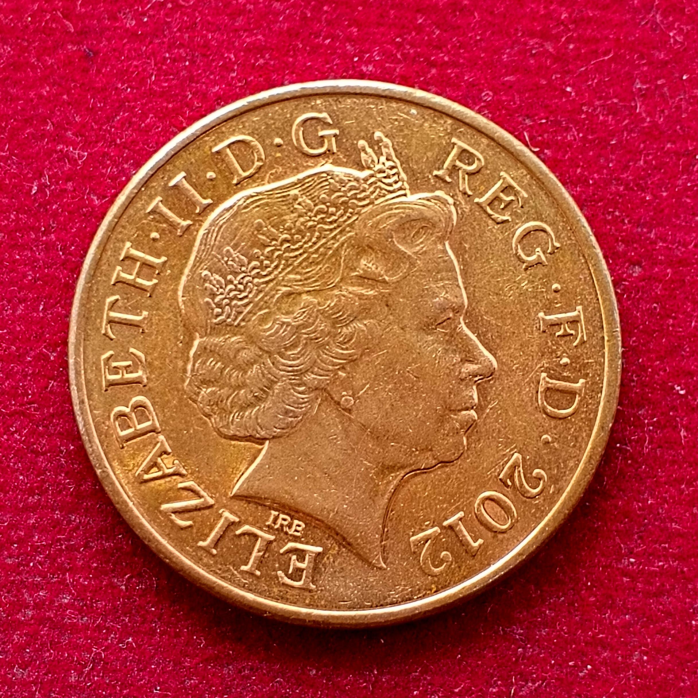 United Kingdom (UK) 2 Pence Elizabeth II 2012 Coin