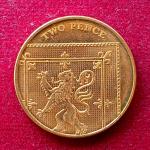 United Kingdom (UK) 2 Pence Elizabeth II 2015 Coin