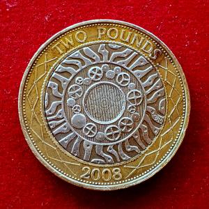 United Kingdom (UK) 2 Pounds - Elizabeth II  Technology 2008 Coin