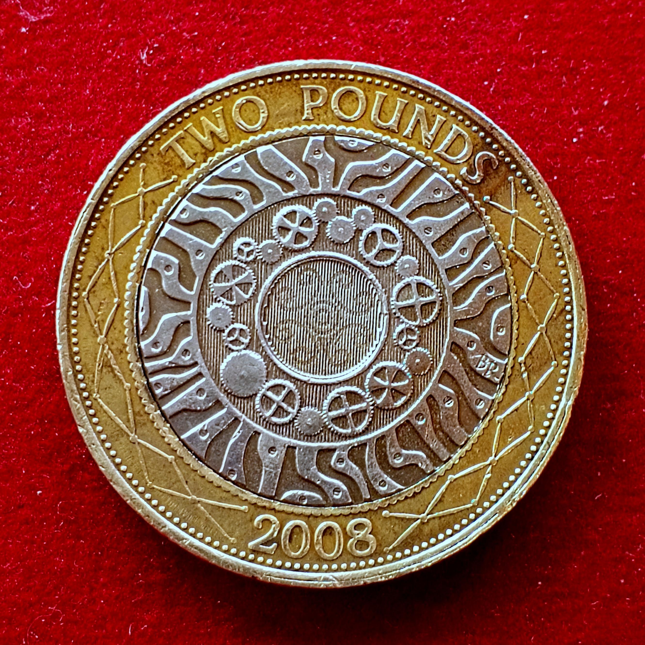 United Kingdom (UK) 2 Pounds - Elizabeth II  Technology 2008 Coin