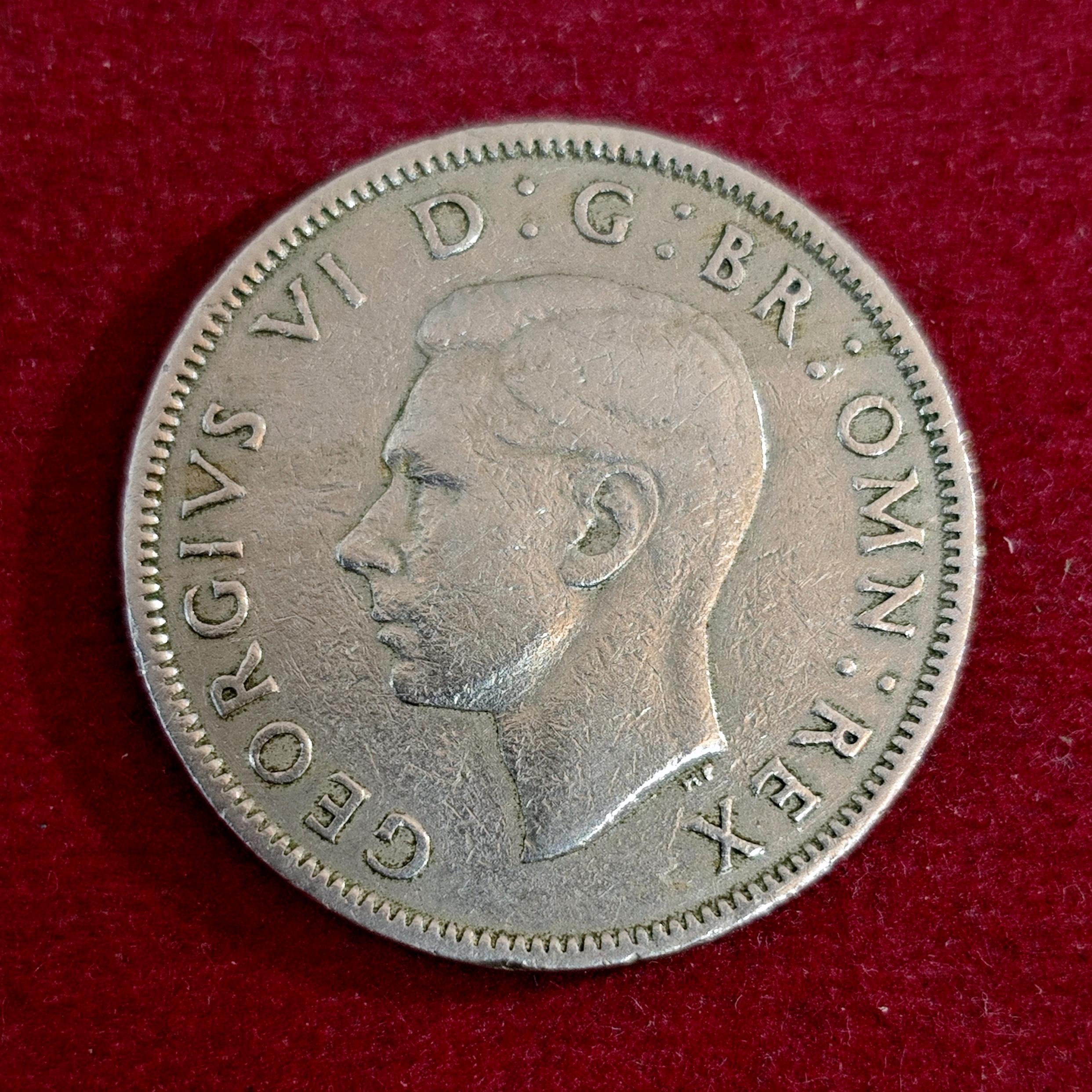 United Kingdom (UK) 2 Shillings Elizabeth II 1949 Coin