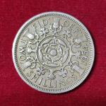 United Kingdom (UK) 2 Shillings Elizabeth II 1954 Coin