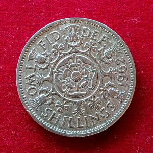 United Kingdom (UK) 2 Shillings Elizabeth II 1962 Coin