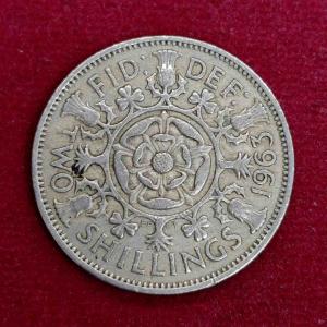 United Kingdom (UK) 2 Shillings Elizabeth II 1963 Coin