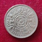 United Kingdom (UK) 2 Shillings Elizabeth II 1966 Coin