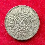 United Kingdom (UK) 2 Shillings Elizabeth II 1966 Coin