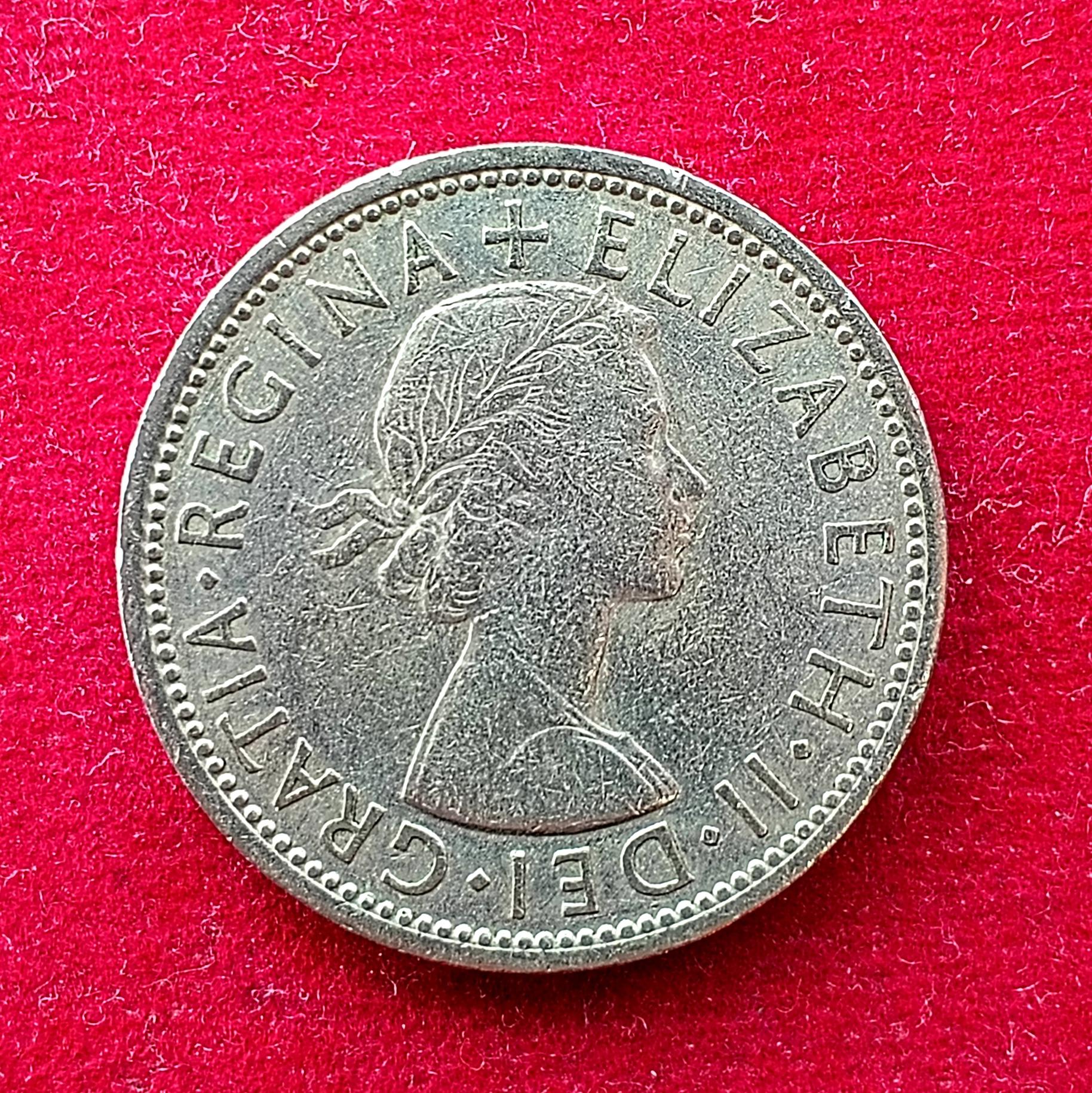 United Kingdom (UK) 2 Shillings Elizabeth II 1966 Coin