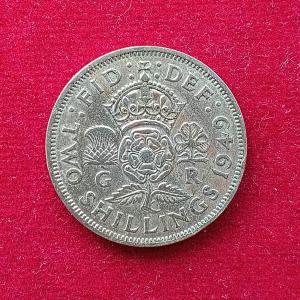 United Kingdom (UK) 2 Shillings - George VI 1949 Coin