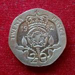 United Kingdom (UK) 20 Pence Elizabeth II 1982 Coin