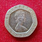 United Kingdom (UK) 20 Pence Elizabeth II 1982 Coin