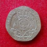 United Kingdom (UK) 20 Pence Elizabeth II 1997 Coin