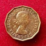 United Kingdom (UK) 3 Pence - Elizabeth II 1958 Coin
