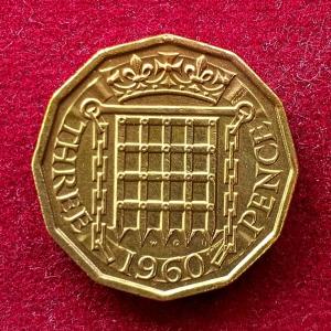 United Kingdom (UK) 3 Pence - Elizabeth II 1960 Coin