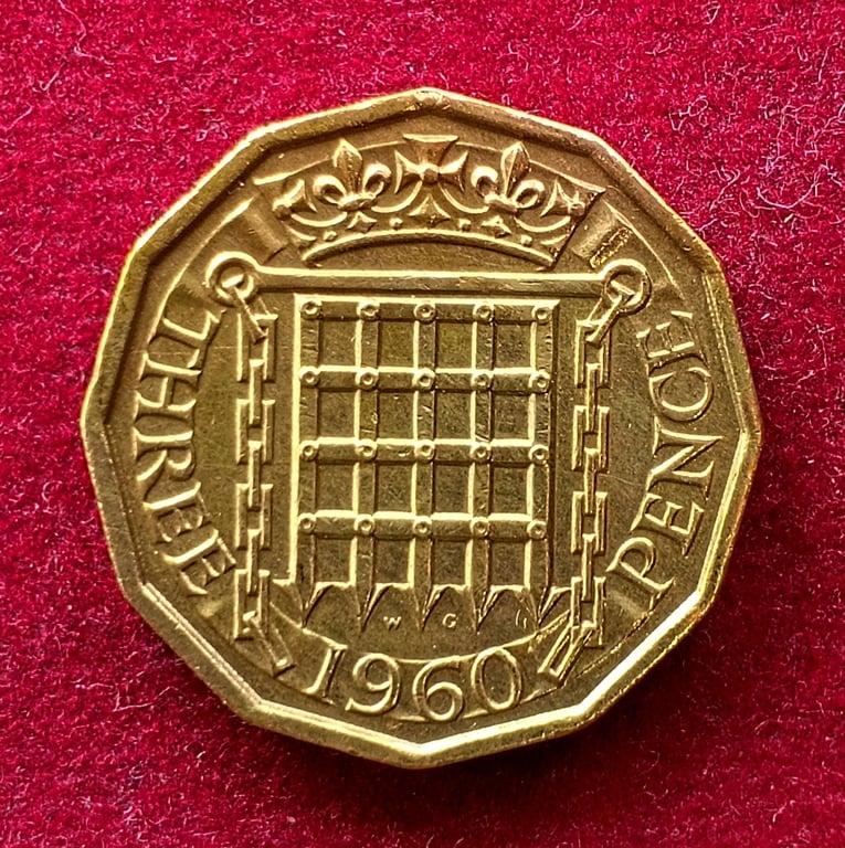 United Kingdom (UK) 3 Pence - Elizabeth II 1960 Coin
