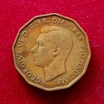 United Kingdom (UK) 3 Pence George VI 1937 Coin