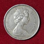 United Kingdom (UK) 5 Pence Elizabeth II 1970 Coin