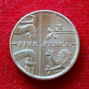 United Kingdom (UK)   5 Pence - Elizabeth II 5th portrait 2012 Coin