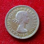 United Kingdom (UK) 6 Pence Elizabeth II 1959 Coin