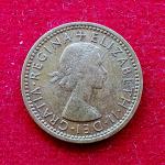 United Kingdom (UK) 6 Pence Elizabeth II 1960 Coin