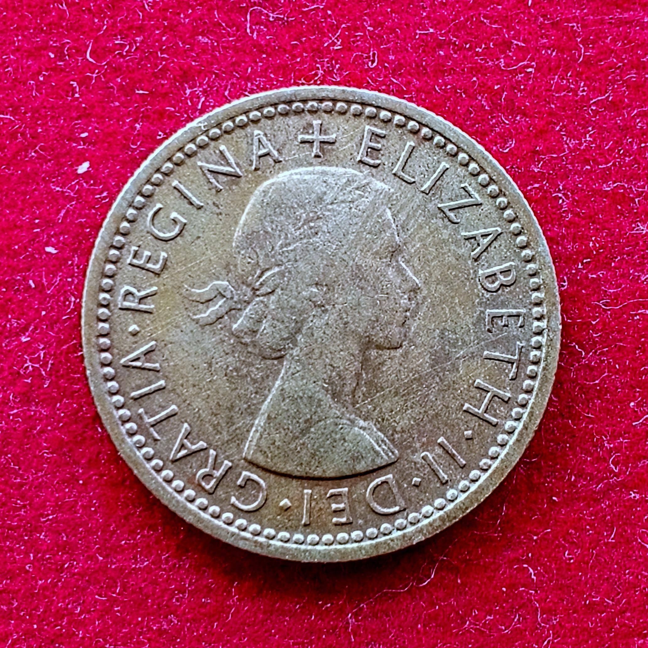 United Kingdom (UK) 6 Pence Elizabeth II 1960 Coin