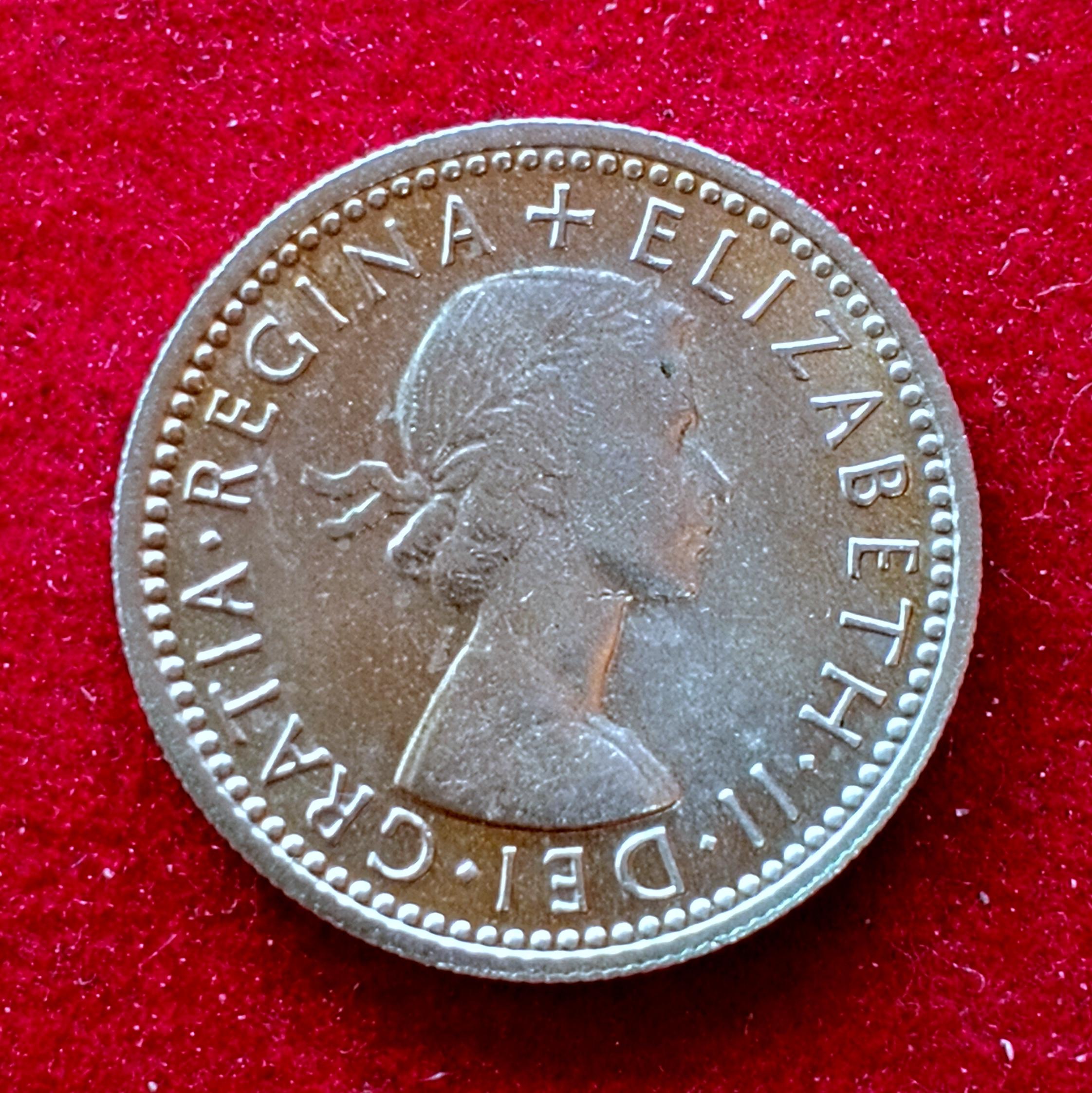 United Kingdom (UK) 6 Pence Elizabeth II 1961 Coin