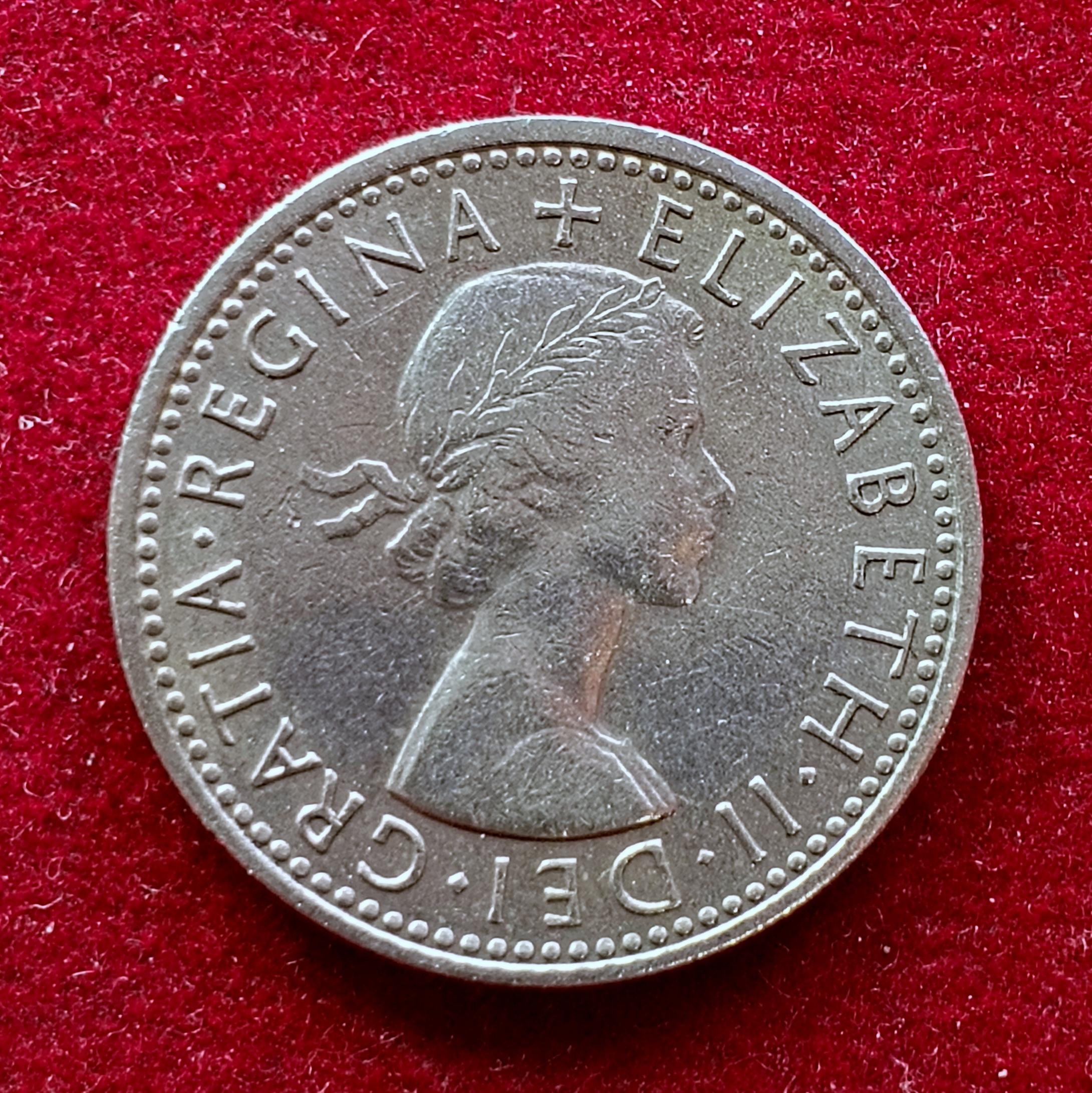 United Kingdom (UK) 6 Pence Elizabeth II 1966 Coin