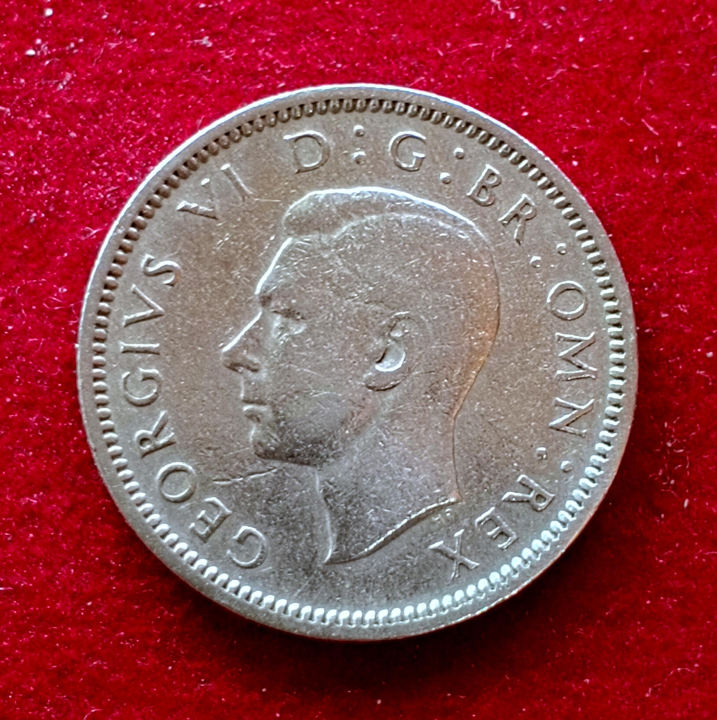 United Kingdom (UK) 6 Pence George VI 1949 Coin