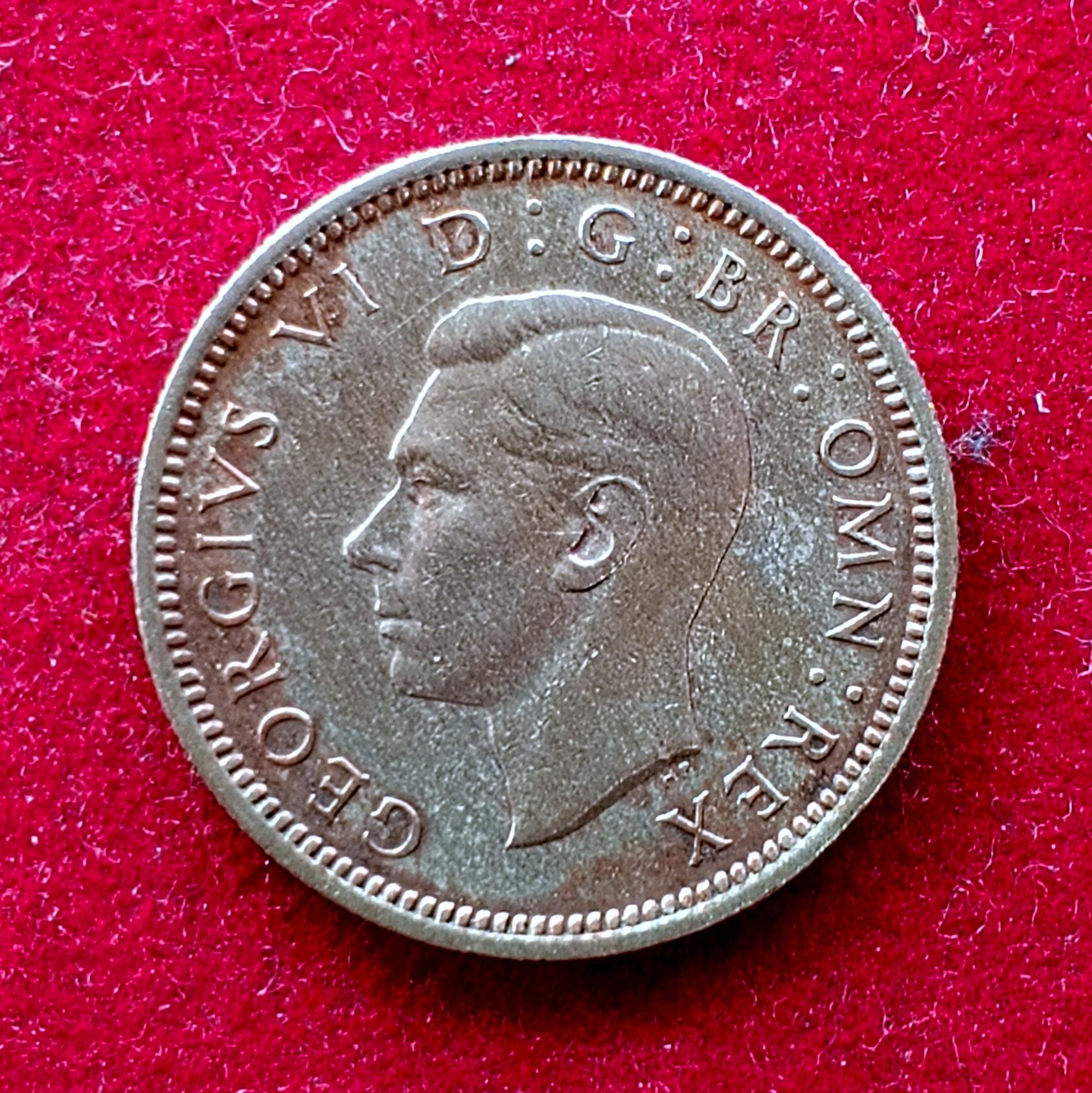United Kingdom (UK) 6 Pence George VI 1949 Coin