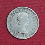 United Kingdom (UK) 6 Pence Queen Elizabeth II 1962 Coin