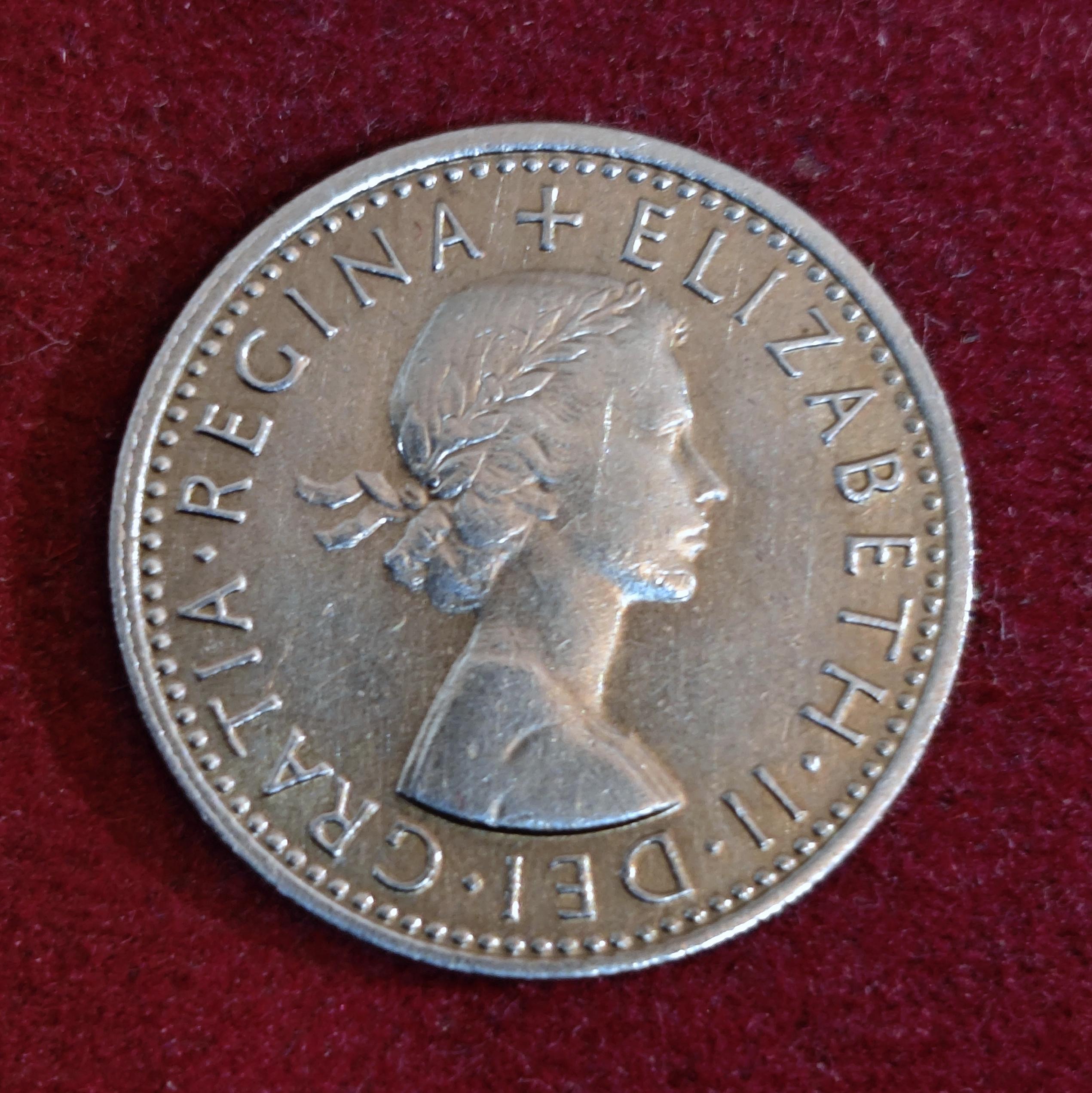United Kingdom (UK) 6 Pence Queen Elizabeth II 1966 Coin