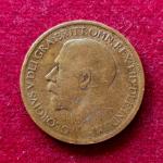 United Kingdom (UK) Half Penny George V 1920 Coin
