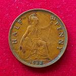 United Kingdom (UK) Half Penny George V 1933 Coin